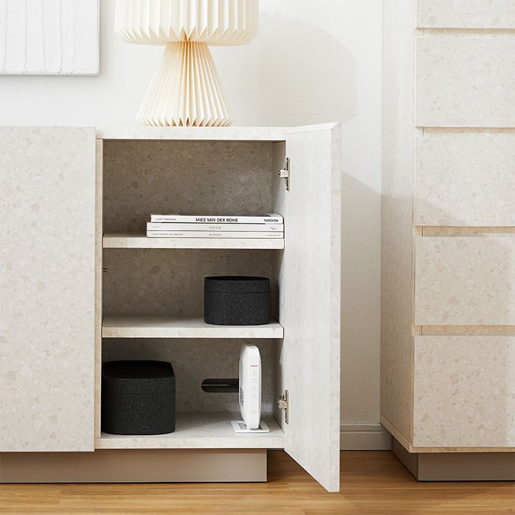 テラゾー柄 サイドボード キャビネット