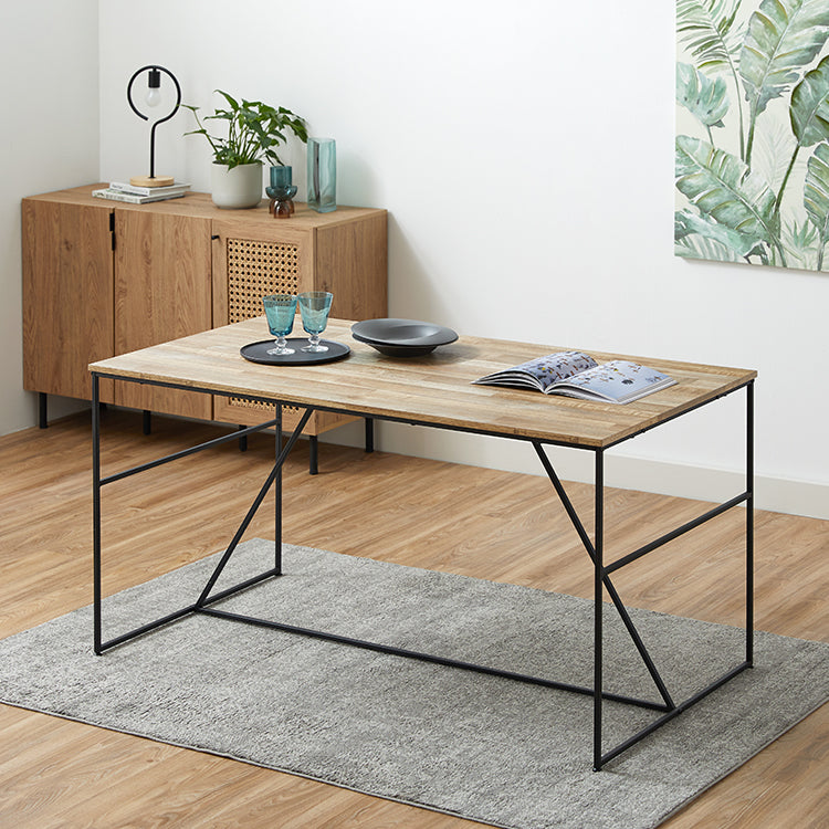 ダイニングテーブル 大理石柄 単品 インテリア スチール [幅140]