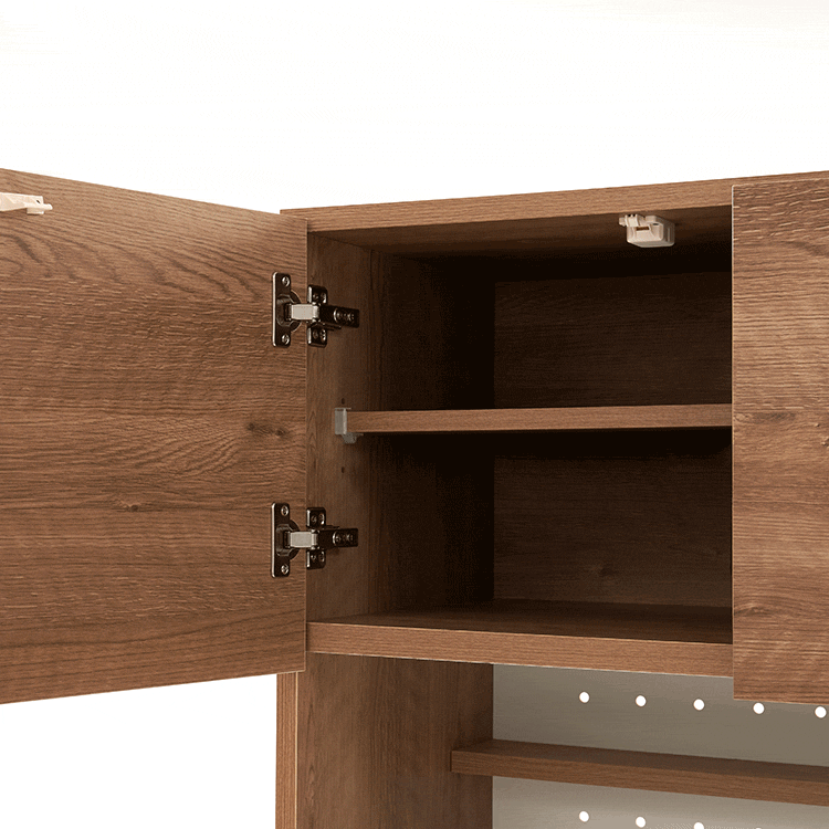 ゴミ箱収納付き食器棚