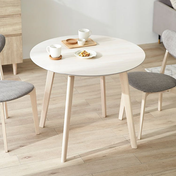 Dining table, single item, round, compact