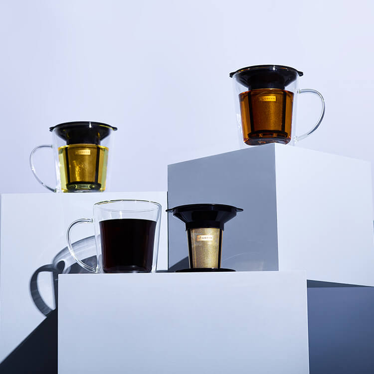Gold Filter Double Wall Mug 300ml
