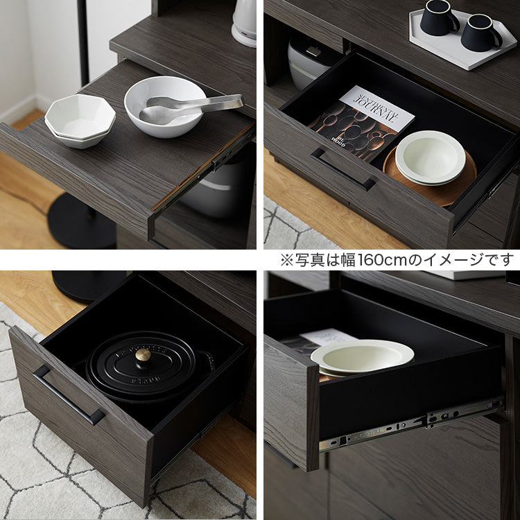 Dish cabinet, made in Japan, with moisture-wicking function, large capacity storage, modern