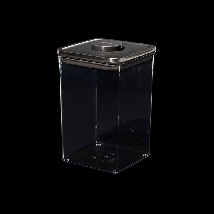 Stainless Steel Pop Container Big Square Medium 4.2L Canister