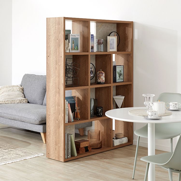 Bookshelf that can also be used as a partition, large capacity storage, stone pattern