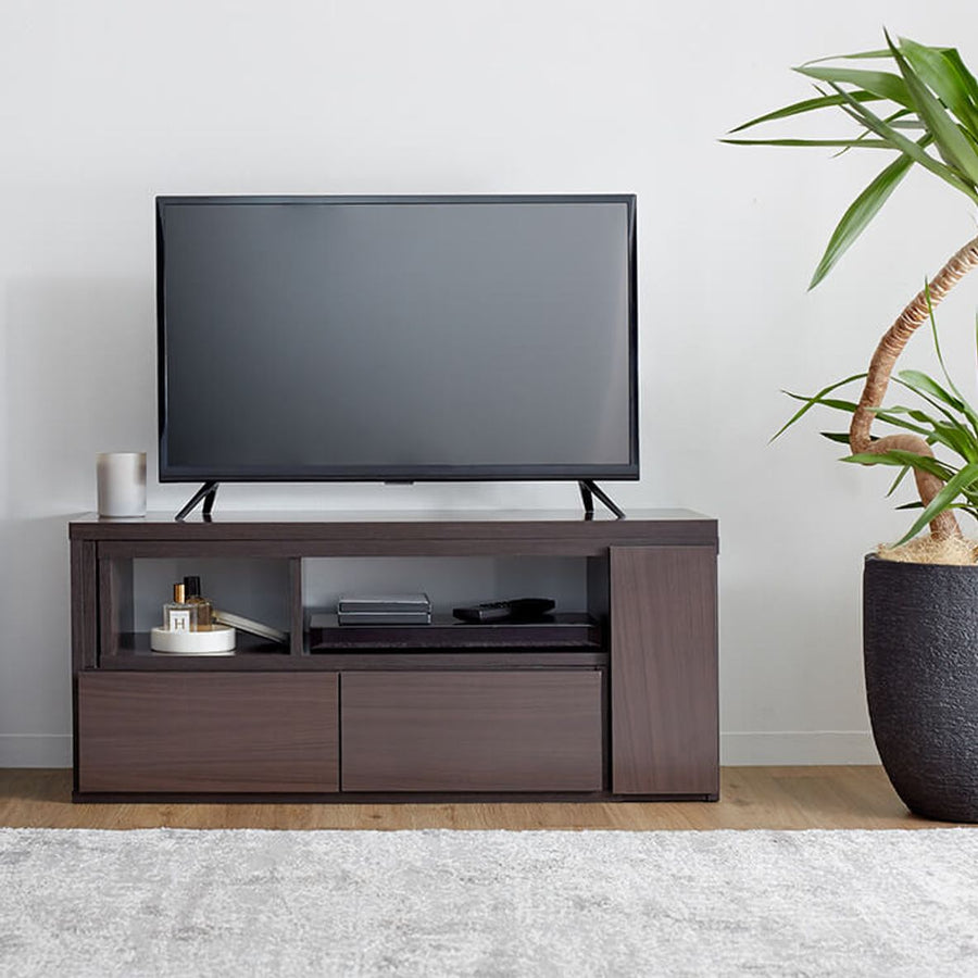 Extendable TV stand for up to 50" TVs, low-profile TV stand