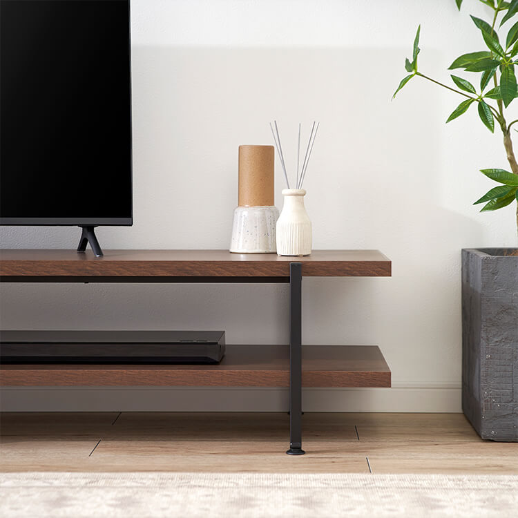 Industrial style TV stand made of wood [width 180]