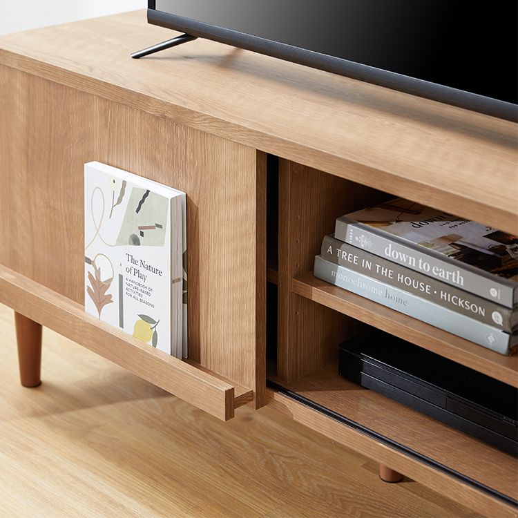 TV stand, mid-size TV stand, 37-inch compatible, wooden, Scandinavian style