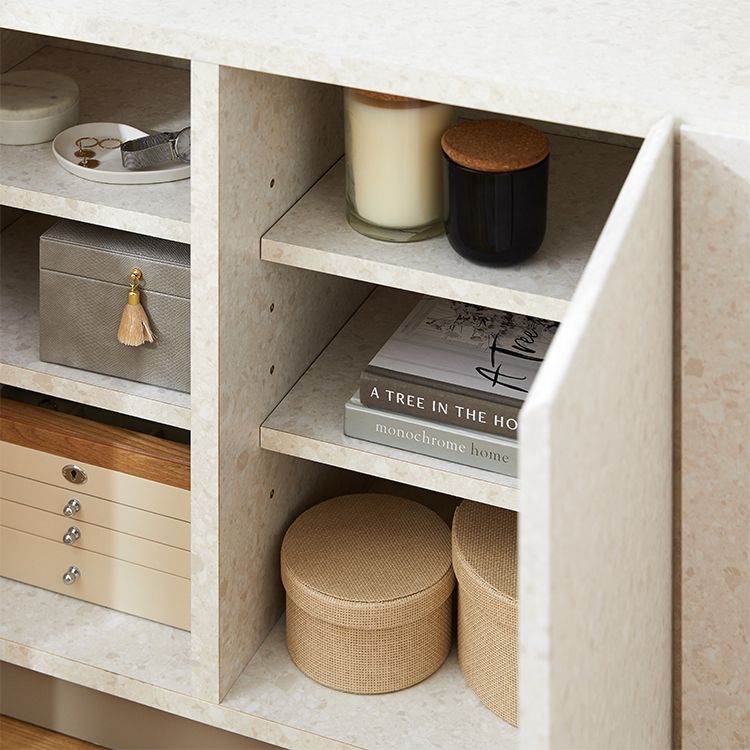 テラゾー柄 サイドボード キャビネット