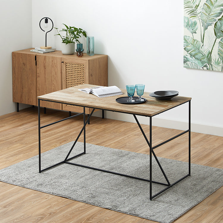 ダイニングテーブル 大理石柄 単品 インテリア スチール [幅120]