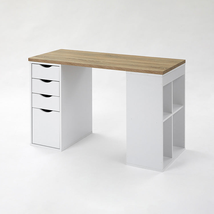 Computer desk with storage and drawers for office