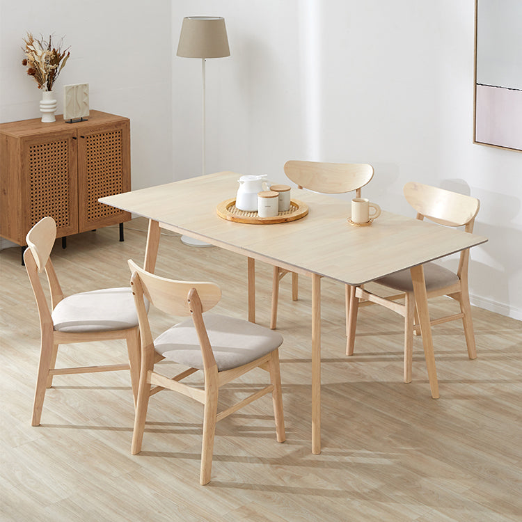 Extendable dining table set, Scandinavian style