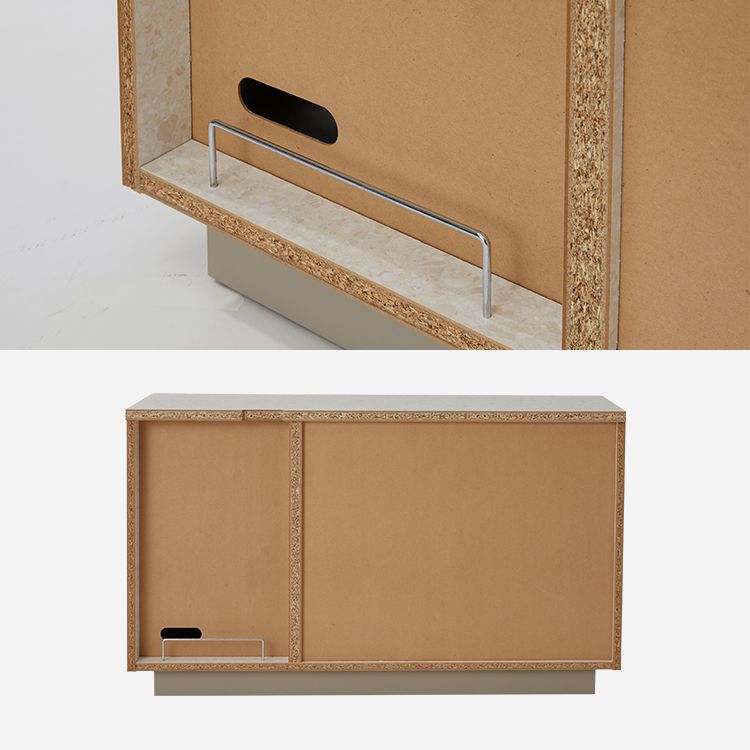 テラゾー柄 サイドボード キャビネット