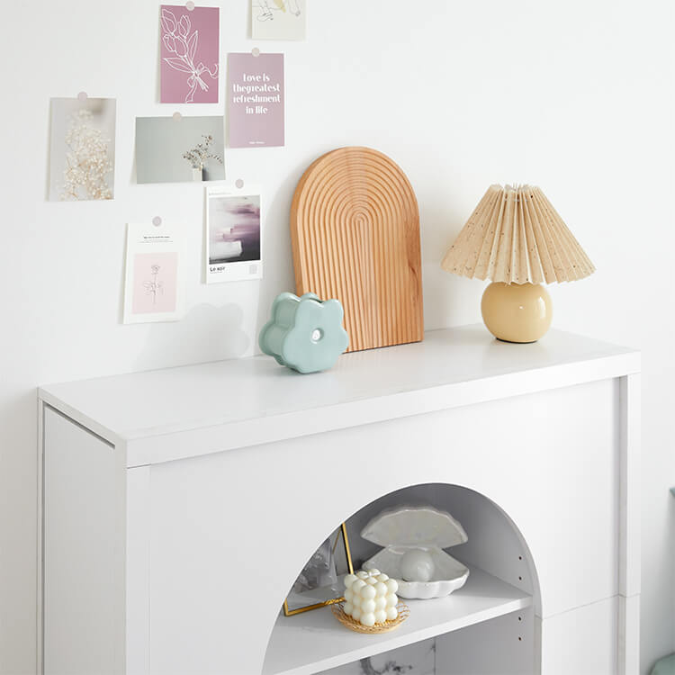 Marble-like mantelpiece Korean interior