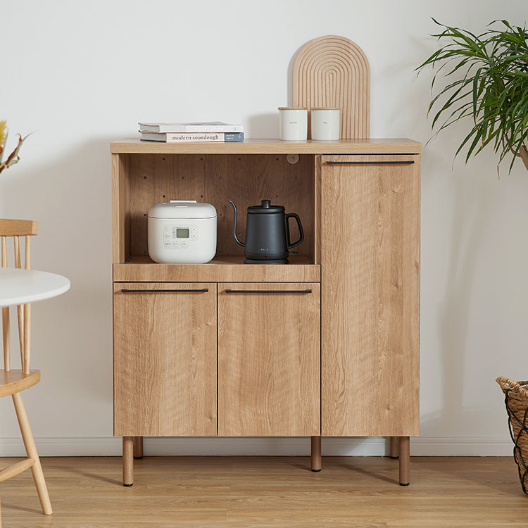 Wooden kitchen counter