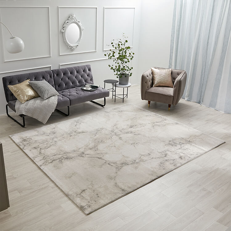 Large rectangular rug, suitable for use with heated carpets and underfloor heating, Wilton weave, made in Belgium