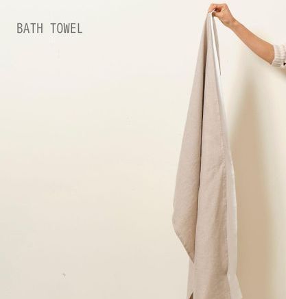 Bath towels (100% linen) 