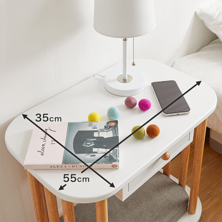 LOWNYA Cat Bed &amp; Cushion Set Pet Side Table