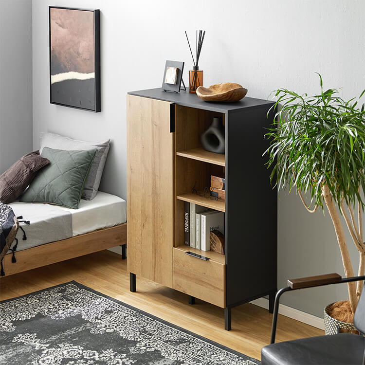 Storage shelf Cabinet Living board Living storage Shelf Storage Vintage style Open rack Free board