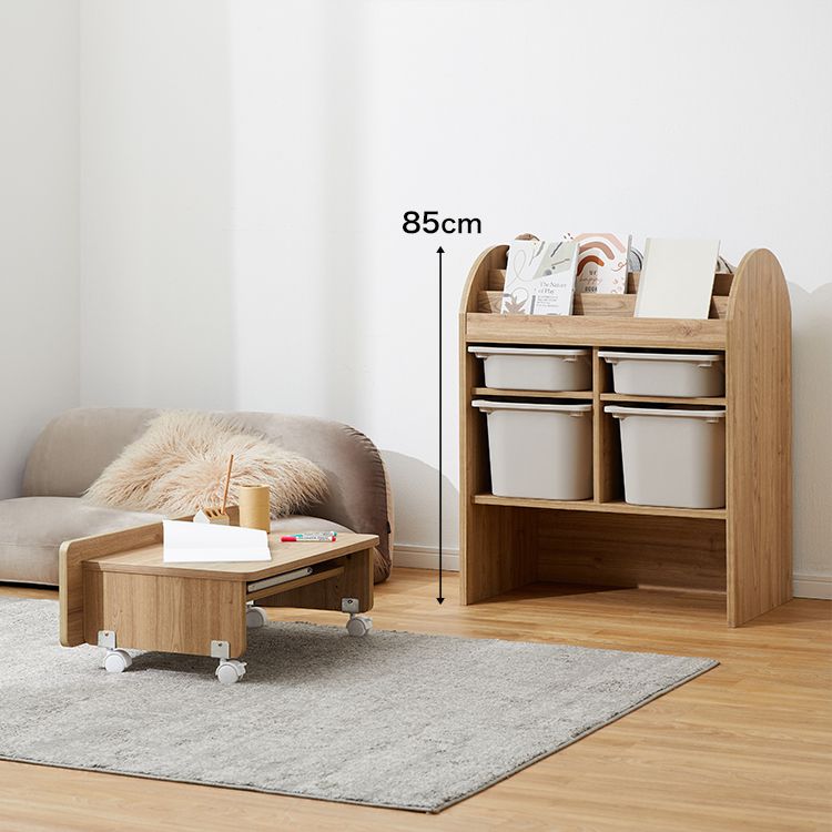 Toy storage rack, picture book storage, drawing table set, storage box included