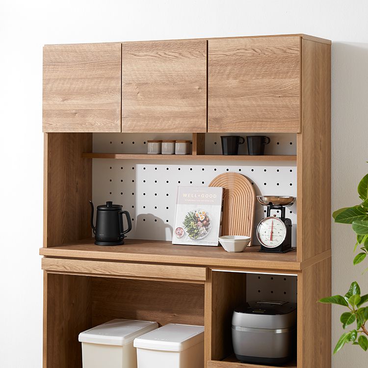 ゴミ箱収納付き食器棚