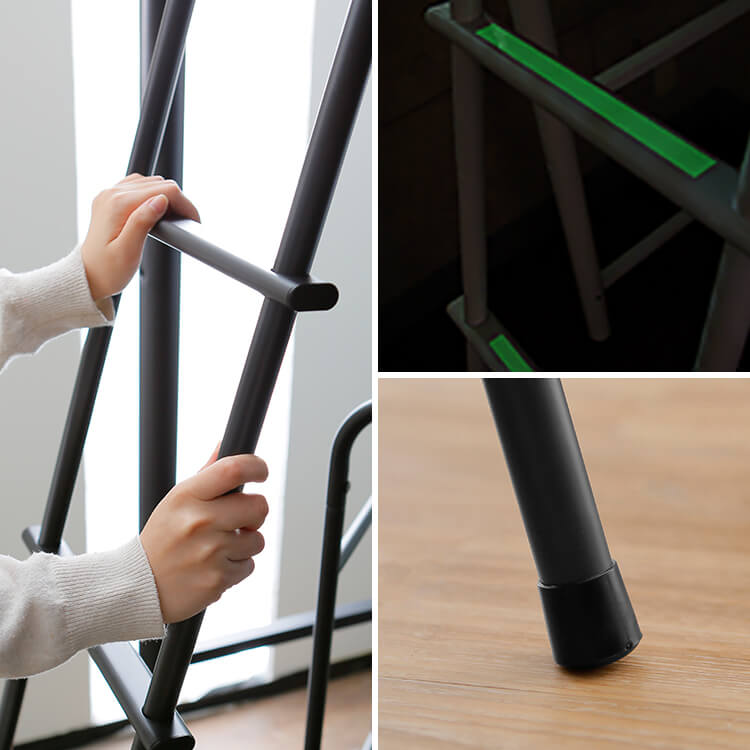 Loft bed with anti-squeak mat and height adjustable [S]
