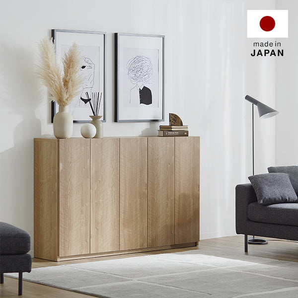 Cabinet Slim Depth 30 Large Capacity Semi-finished Thin Bedroom Living Room Storage Made in Japan