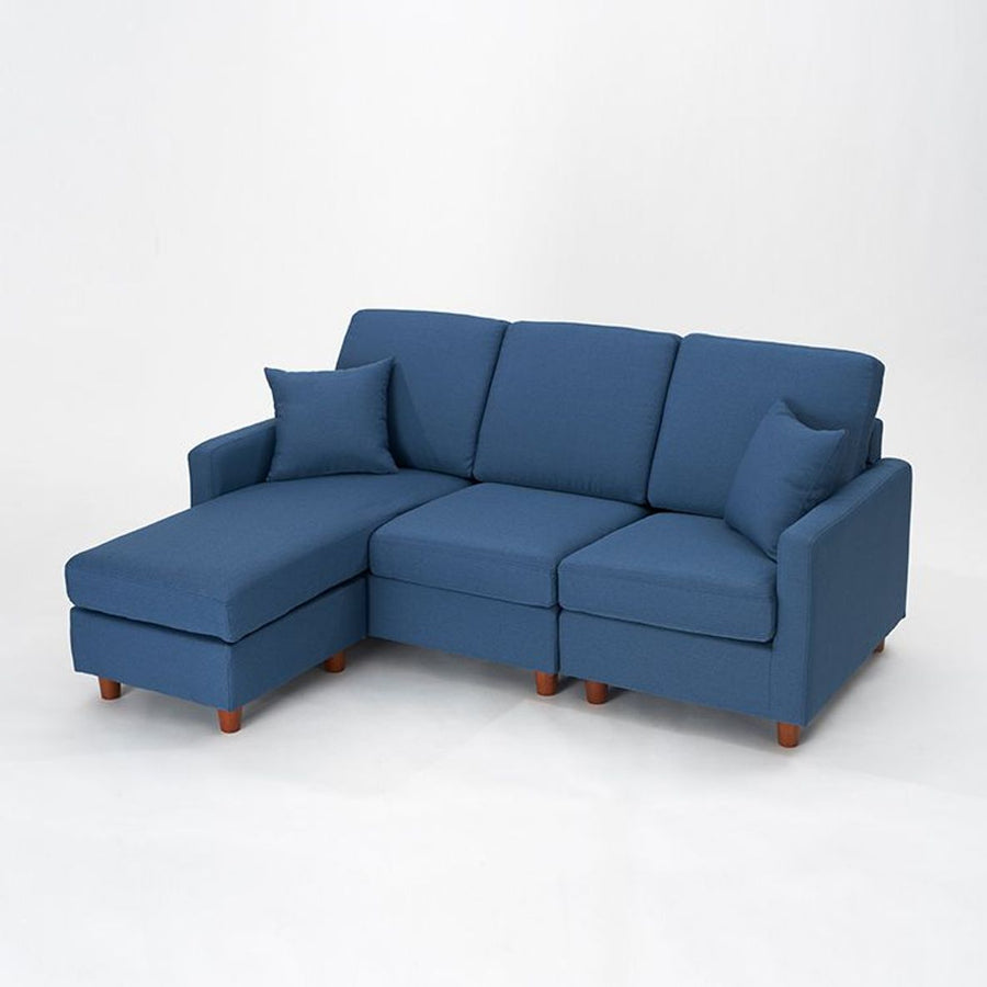 3-seater couch sofa, versatile layout, cushion included