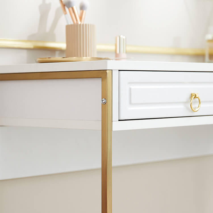 Desk Console desk Gold legs