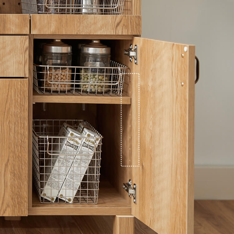 Dish cupboard, kitchen board, kitchen storage, kitchen cabinet, microwave stand, slide rack, kitchen storage