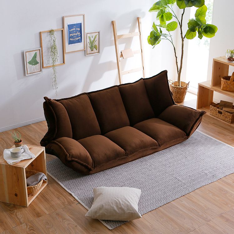 3-seater thick reclining floor sofa