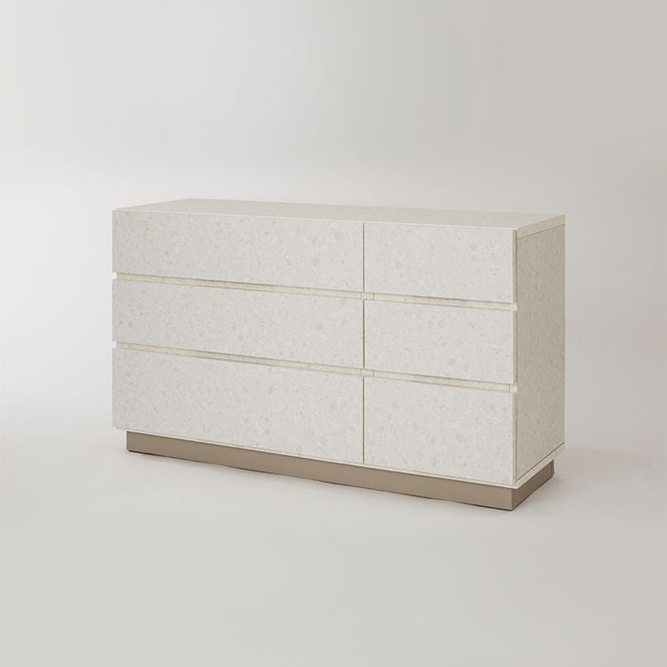 テラゾー柄 チェスト 収納棚