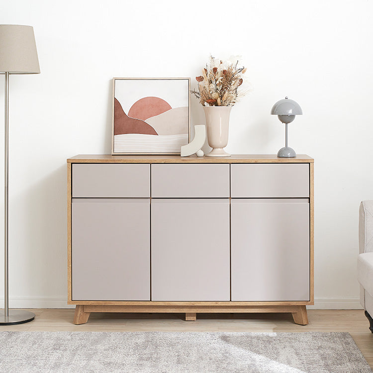 Storage shelf, chest, cabinet, sideboard, living board, low board, wood grain, large capacity