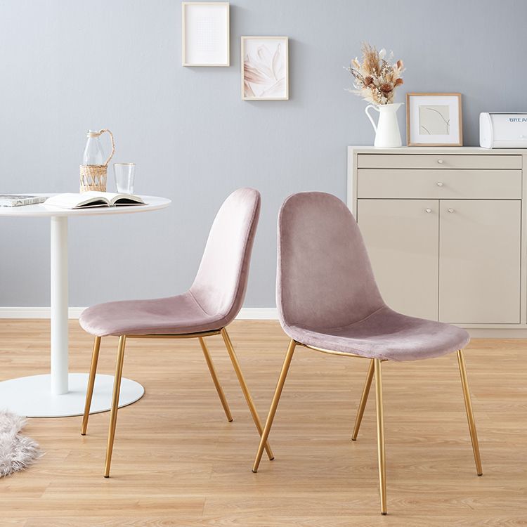 Velvet style dining table set