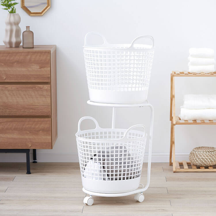 Laundry basket 2 tiers