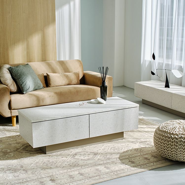 テラゾー柄 センターテーブル リビングテーブル