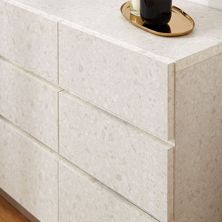 テラゾー柄 チェスト 収納棚