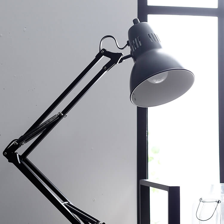 Desk lamp, Stand lamp, LED bulb compatible, Interior lighting, Steel