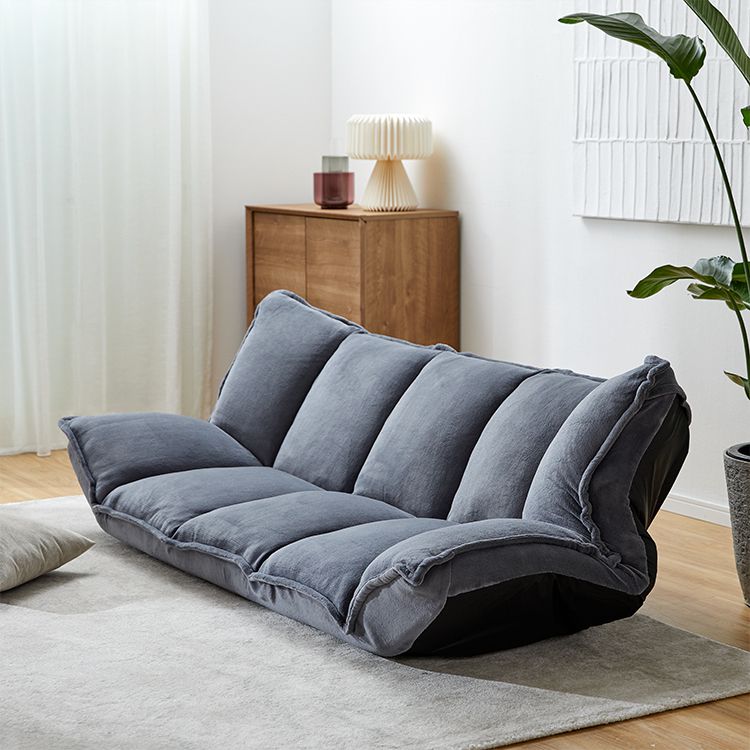 3-seater thick reclining floor sofa