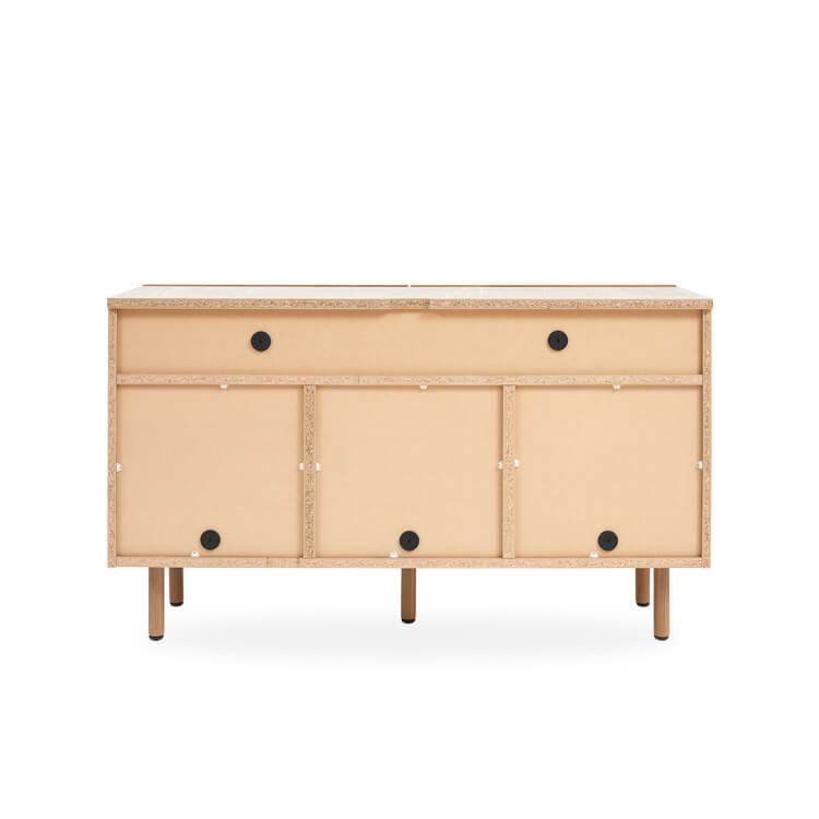 Sideboard with stone-like top