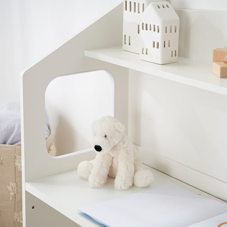 Picture book shelf Storage rack Kids desk Wooden Living room storage Kids room
