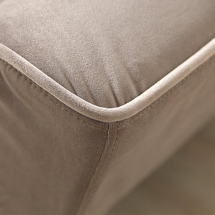 ベルベット調 2人掛けコンパクトソファ