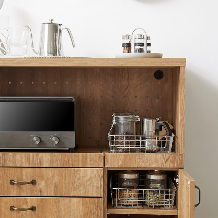 Dish cupboard, kitchen board, kitchen storage, kitchen cabinet, microwave stand, slide rack, kitchen storage
