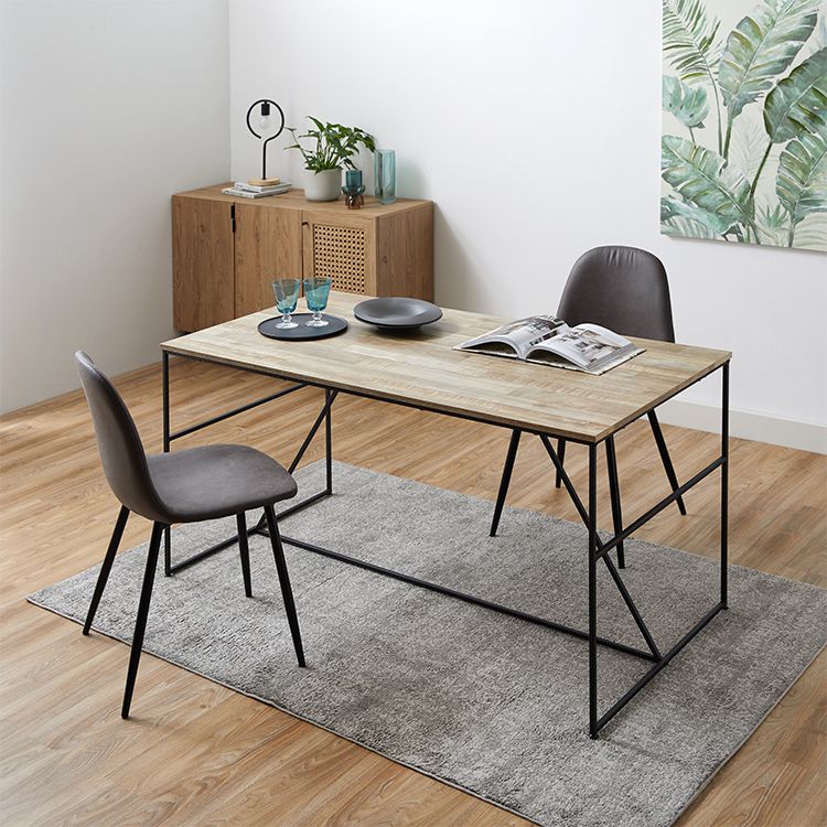 ダイニングテーブル 大理石柄 単品 インテリア スチール [幅140]