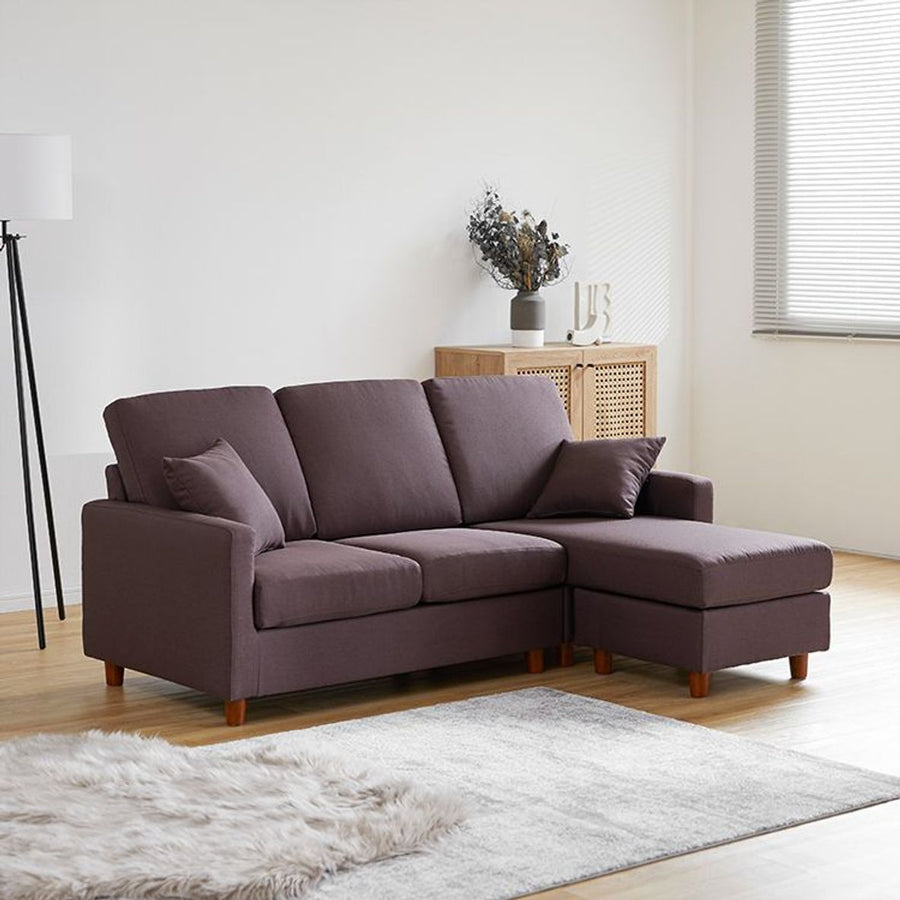 3-seater couch sofa, versatile layout, cushion included