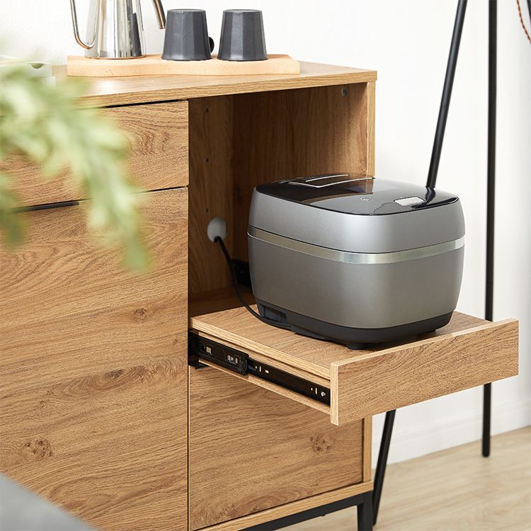 Woodgrain kitchen counter