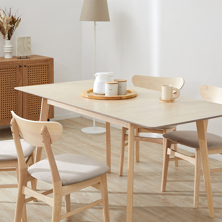 Extendable dining table set, Scandinavian style