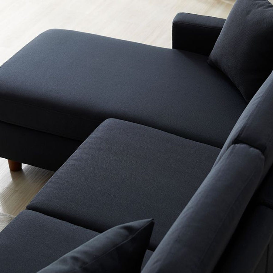 3-seater couch sofa, versatile layout, cushion included