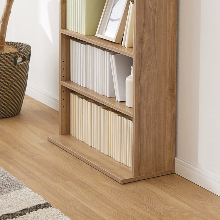 本棚 ブックシェルフ 大容量 薄型