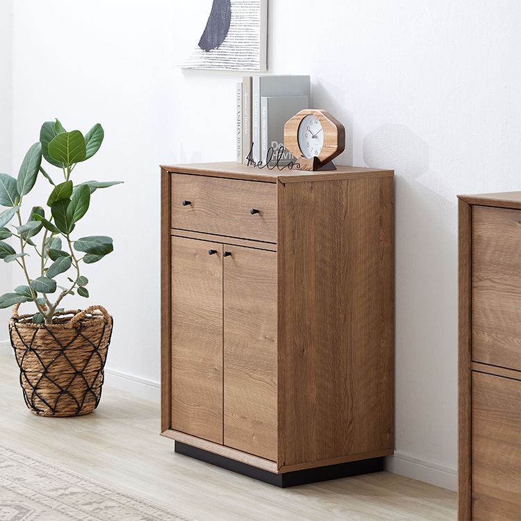 Simple design wood grain cabinet