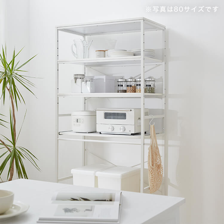 レンジ台 キッチン収納 大理石柄 スチール